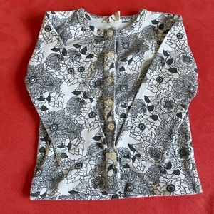 Kate Quinn cotton floral cardigan / 3T